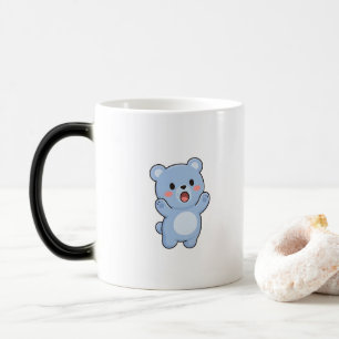 Mug Magique Ours Surpris Style Kawaii Minimaliste