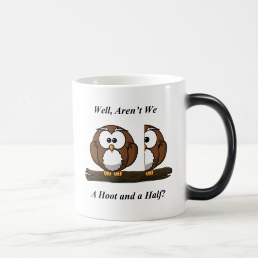 Mug Magique Owl A Hoot and a Half (Droite)