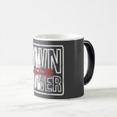 Mug Magique Own Your Power – Bold Motivational Quote Design (Devant droit)