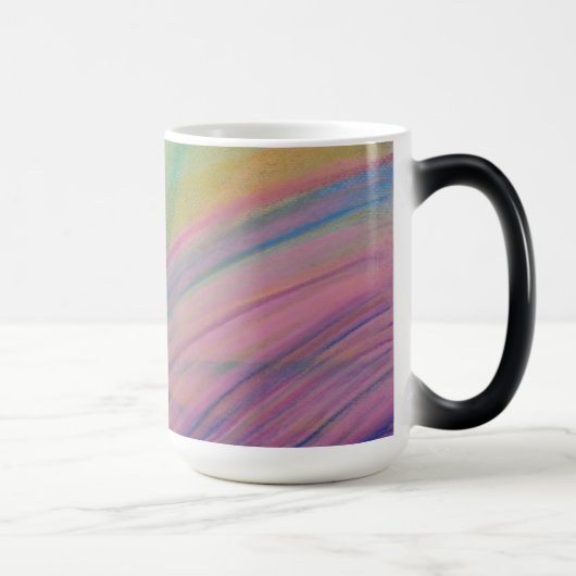 Mug Magique P9 Couleur Unique Art Abstrait (Droite)