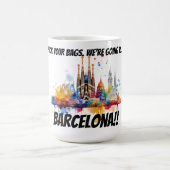 Mug Magique Pack your bags Barcelona (Centre)