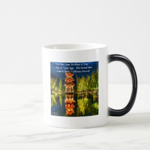 Mug Magique Pagode Chinoise Et Proverbe Naturel