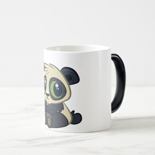 Mug Magique Panda mignon (Devant droit)