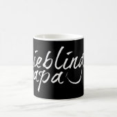 Mug Magique Papa préféré - écriture blanche 00001 (Centre)