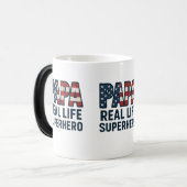 Mug Magique PAPA Real Life Superhero (Devant gauche)