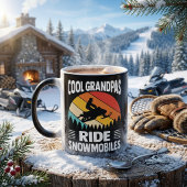 Mug Magique Papi Cool Roulent en Motoneige Papi