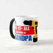 MUG MAGIQUE PAPI RÈGLE TOUT (Devant gauche)
