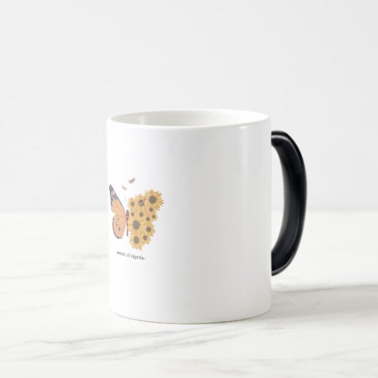 Mug Magique Papillon (Devant droit)