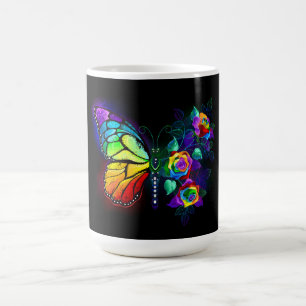 Mug Magique Papillon arc-en-ciel