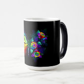 Mug Magique Papillon arc-en-ciel (Devant droit)