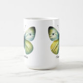 Mug Magique Papillon Blanc de Chou Élégant Wrap (Centre)