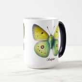 Mug Magique Papillon élégant soufre Wrap (Devant droit)