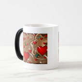 Mug Magique Papillon et or (Devant gauche)