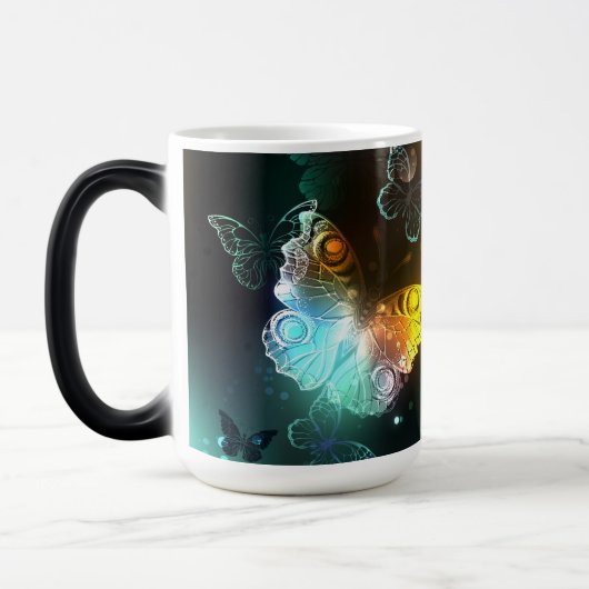 Mug Magique Papillon lumineux et papillons de nuit (Gauche)