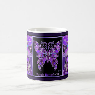 Mug Magique Papillon pourpre 31