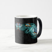 Mug Magique Papillons du Paradis/Turquoise tropicale (Devant droit)
