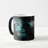 Mug Magique Papillons du Paradis/Turquoise tropicale (Devant gauche)