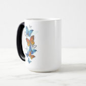 Mug Magique Papillons volants Morpho et Monarch (Devant gauche)
