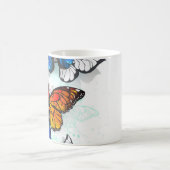 Mug Magique Papillons volants Morpho et Monarch (Centre)