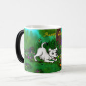 Mug Magique Pâques - Chiot Capo et Papillon (Devant gauche)