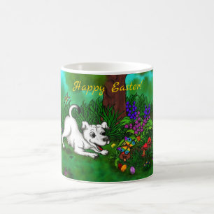 Mug Magique Pâques - Chiot Capo et Papillon