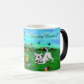 Mug Magique Pâques - Chiot Capo Rabbit et Chick (Devant droit)