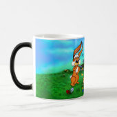 Mug Magique Pâques - Chiot Capo Rabbit et Chick (Gauche)