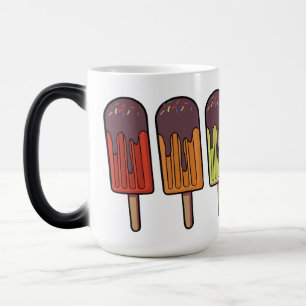 Mug Magique Parade de sucettes glacées arc-en-ciel
