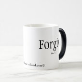 Mug Magique Pardonner (Devant droit)