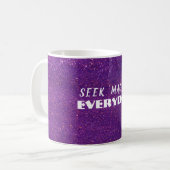 Mug Magique Parties scintillant violet Witchy Magique  (Devant gauche)