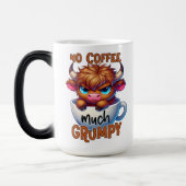 Mug Magique Pas de café beaucoup grincheux (Gauche)