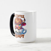 Mug Magique Pas de café beaucoup grincheux (Devant gauche)