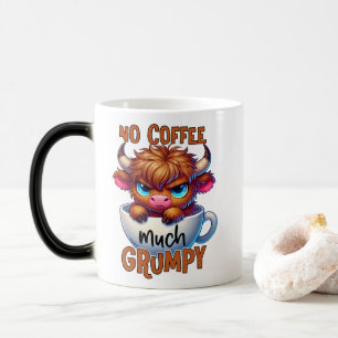 Mug Magique Pas de café beaucoup grincheux 