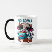 Mug Magique Pas de café, pas de travail  (Gauche)