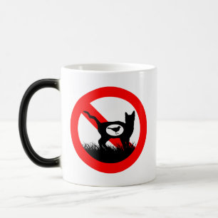 Mug Magique Pas de chats extérieurs