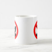 Mug Magique Pas de chats extérieurs (Centre)