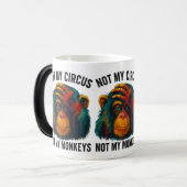 MUG MAGIQUE PAS MES SINGES (Devant gauche)