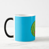Mug Magique Pastèque et tranche | Ajouter Votre Nom (Gauche)