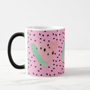Mug Magique Pastèque Fruit Rose Café Thé
