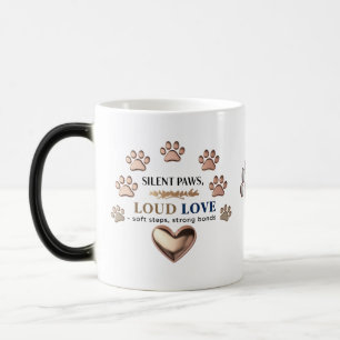 Mug Magique Pâtes silencieuses, Amour Loud - Empreinte de patt
