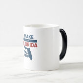 Mug Magique  Patriotic Florida Design – “Make Florida Great '' (Devant droit)