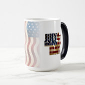 Mug Magique Patriotique Juillet 4 (Devant droit)