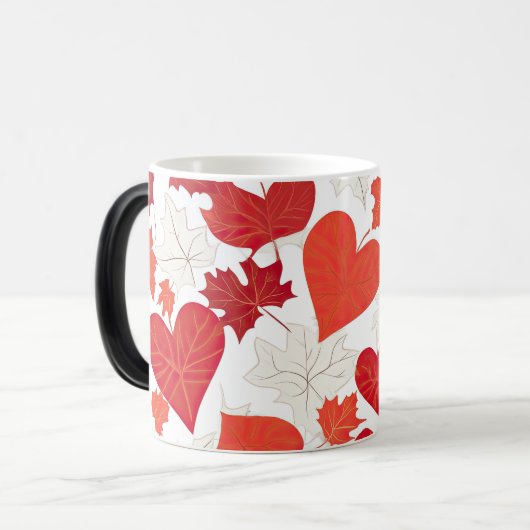 Mug Magique pattern valentines day (Devant gauche)