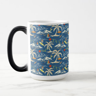 Mug Magique Patters tropicaux