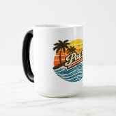 Mug Magique Paul Retro Sunset Name Design (Devant gauche)