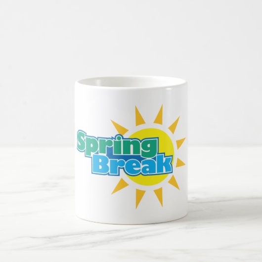 Mug Magique Pause printemps ensoleillée - (Centre)