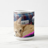 Mug Magique Paw prints in your heart cat Photo Name (Centre)