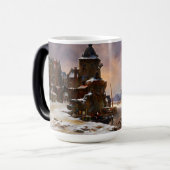 Mug Magique Paysage D'Hiver Avec Frozen River Art Classique (Devant gauche)