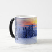 Mug Magique Paysage hivernal (Devant gauche)
