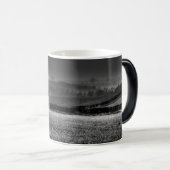 Mug Magique Paysage rural N&B (Devant droit)